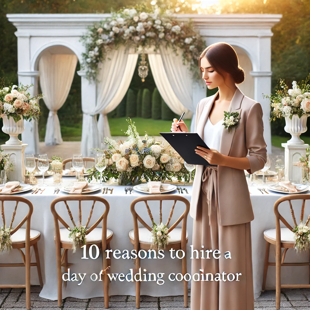 10 Reasons to Hire a Day of Wedding Coordinator for a Stress-Free Celebration